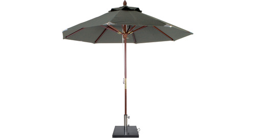 Eden Pro 2.7m Outdoor Sun Umbrella  - Charcoal